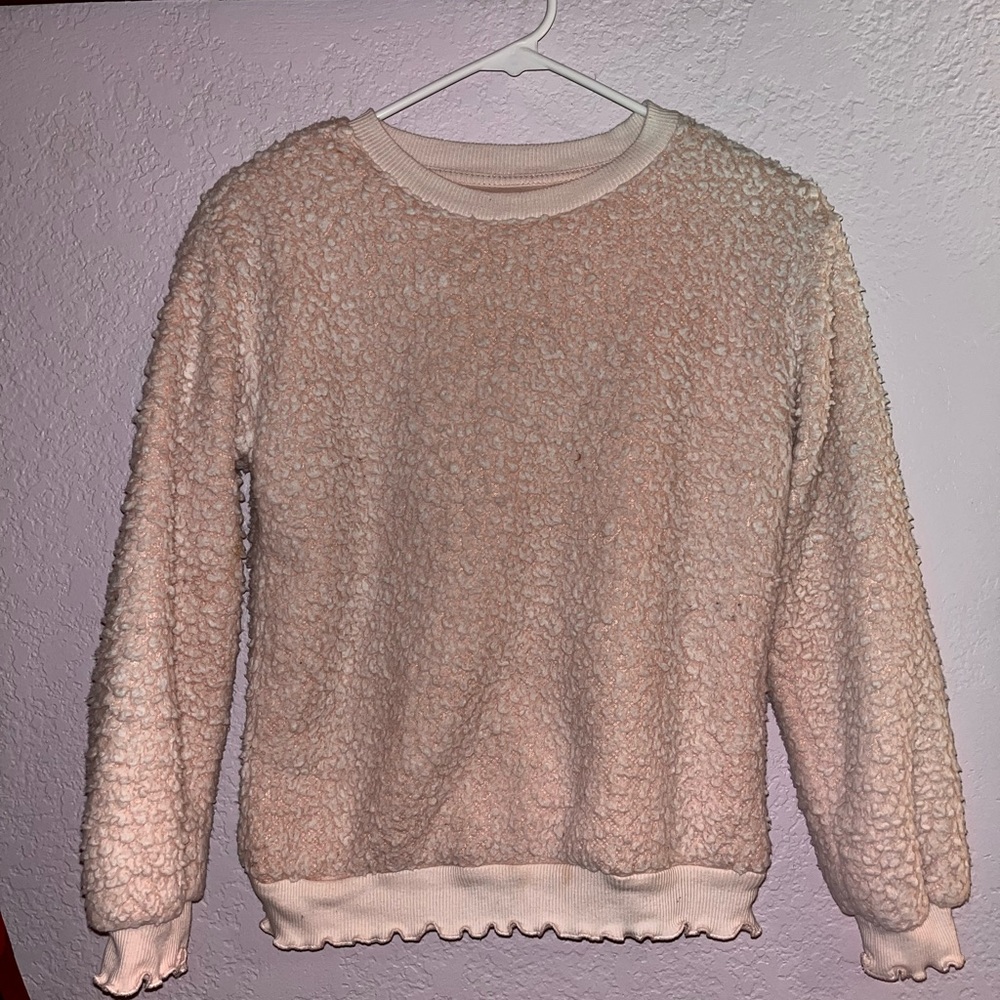 Girls Art Class Pink Sweater